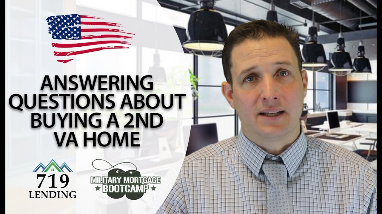 Thumbnail of video answering questions about buying a 2nd VA home.